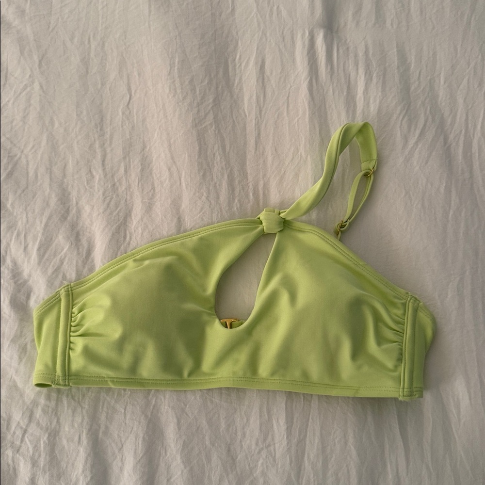 Xhilaration Light Green Bikini Top